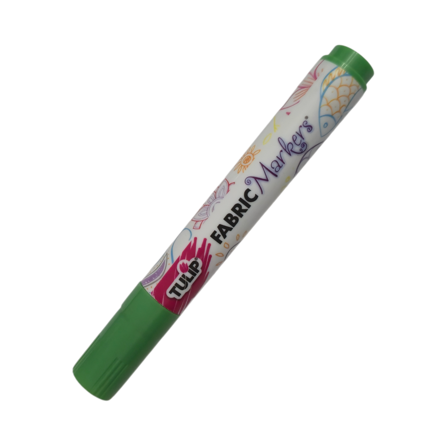 TULIP Light Green Brush-Tip Fabric Permanent Marker