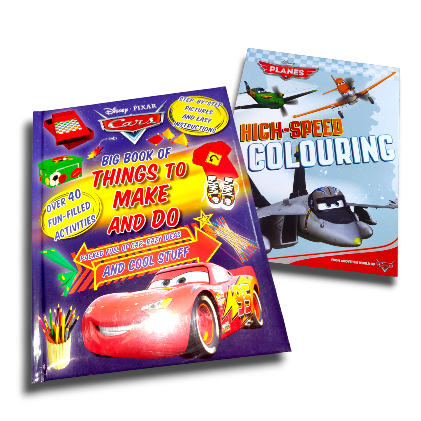 Disney Pixar Cars Big Book of Things to Make and Do + Planes Colouring Book!