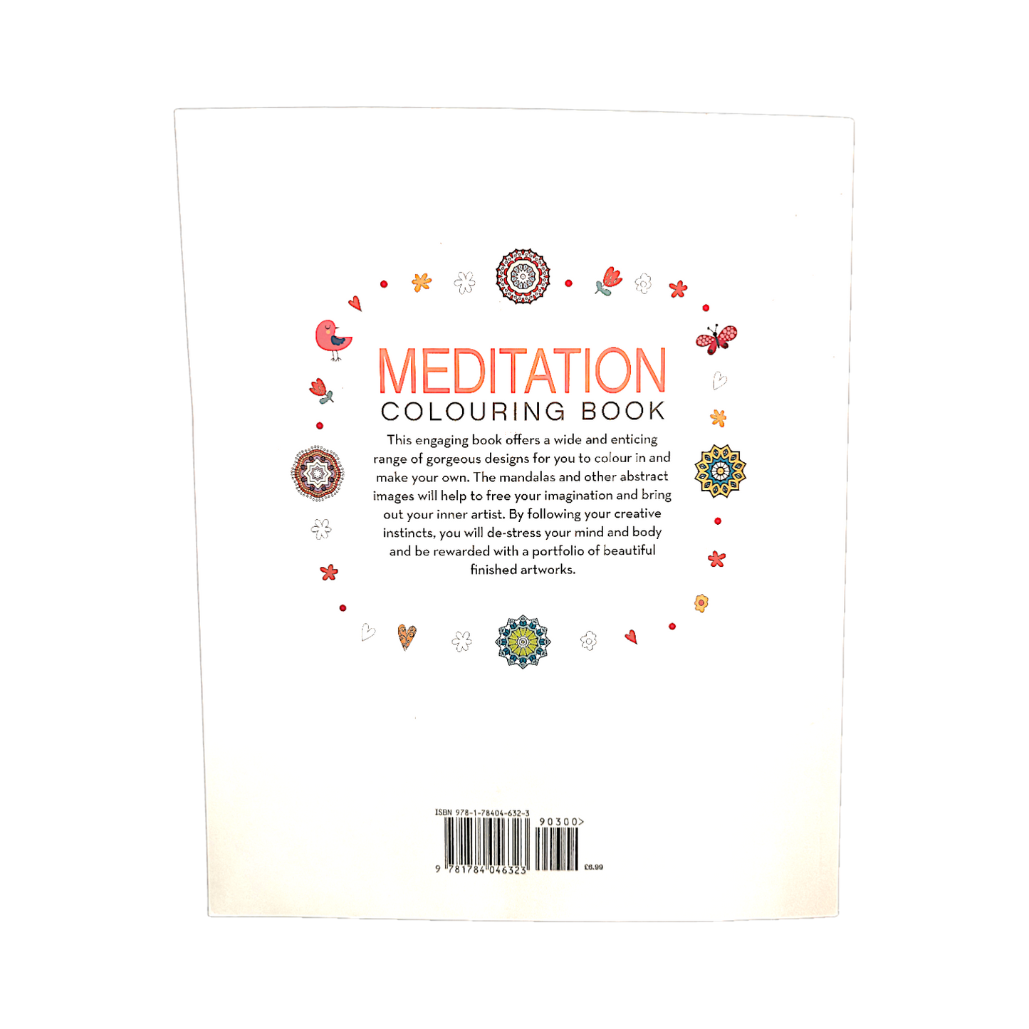 Colouring Book Meditation - "Wonderful images to melt your worries away"