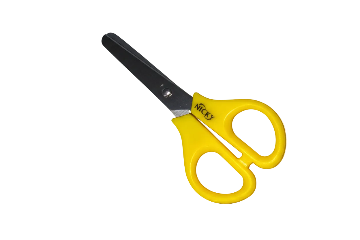 Small Yellow Nicky Craft School Safety Scissors