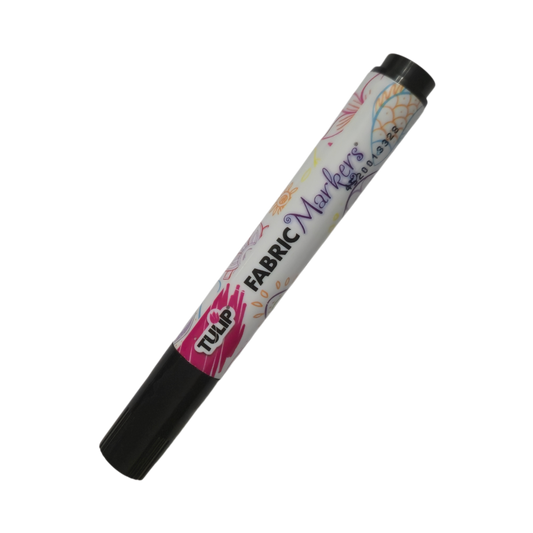 TULIP Black Brush-Tip Fabric Permanent Marker