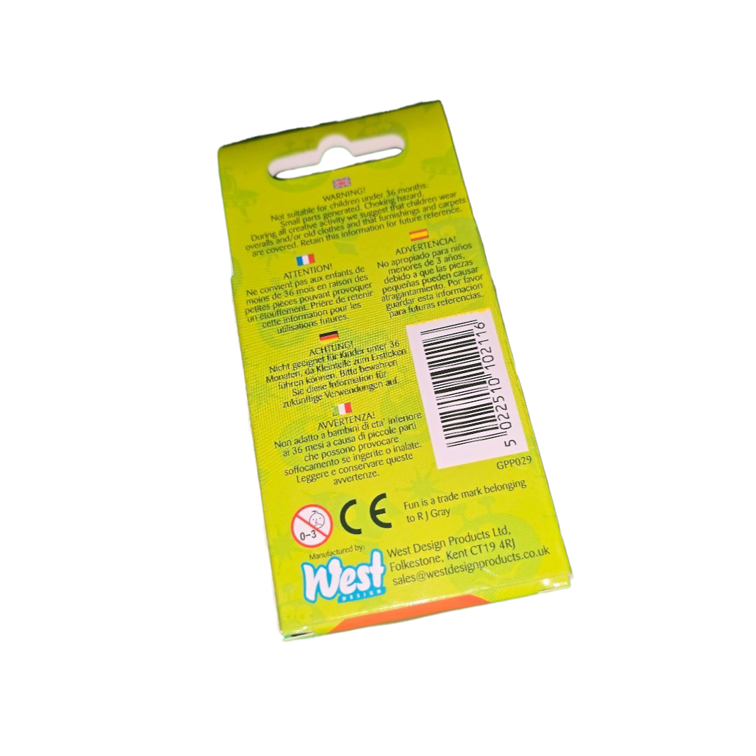 Fun White Chalks, Small Pack of 12