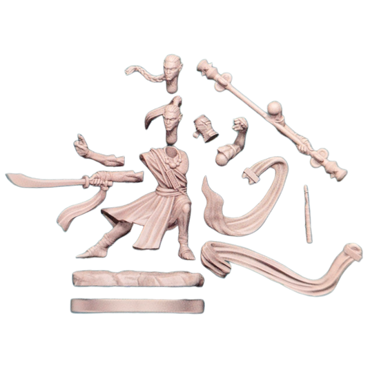 Dungeons & Dragons Elf Monk Frameworks Model Kit