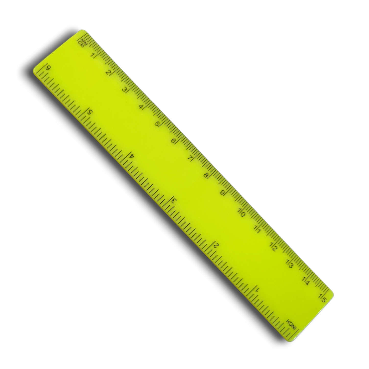 Colourful Yellow 15cm Ruler