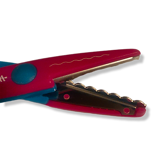 Westcott Small Ripples Pattern Craft Scissors 19cm/7.5" Turquoise Magenta
