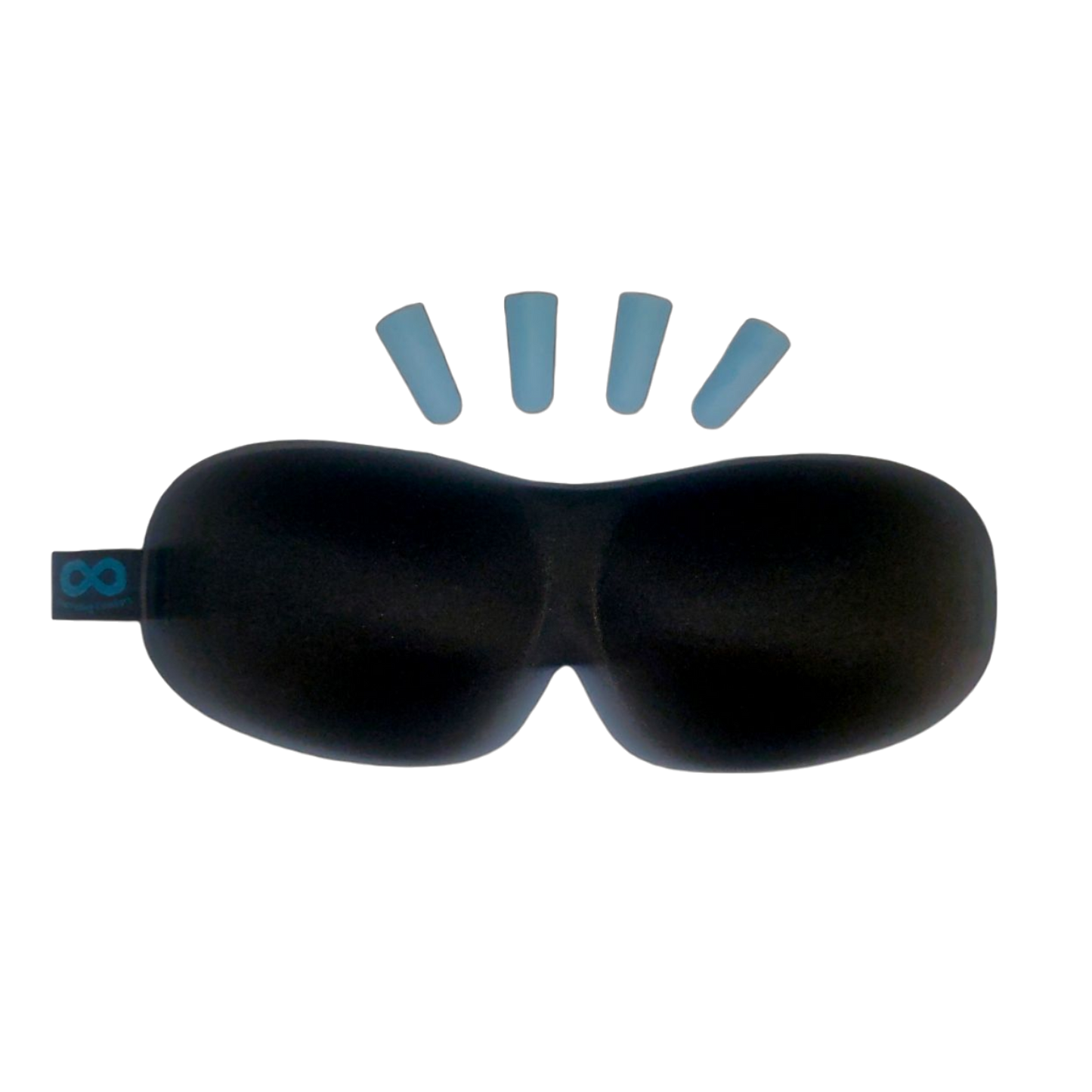 Everlasting Comfort Sleep Mask Travel Kit - 2 (Shades Style) Sleep Masks + 4 Foam Ear Plugs + Case & Drawstring Travel Bag!