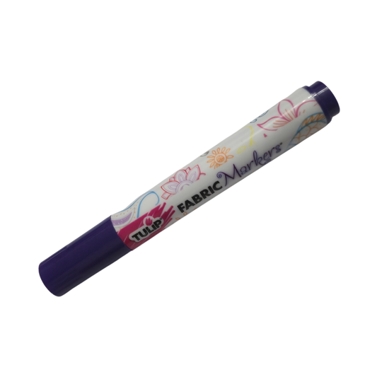 TULIP Purple Brush-Tip Fabric Permanent Marker