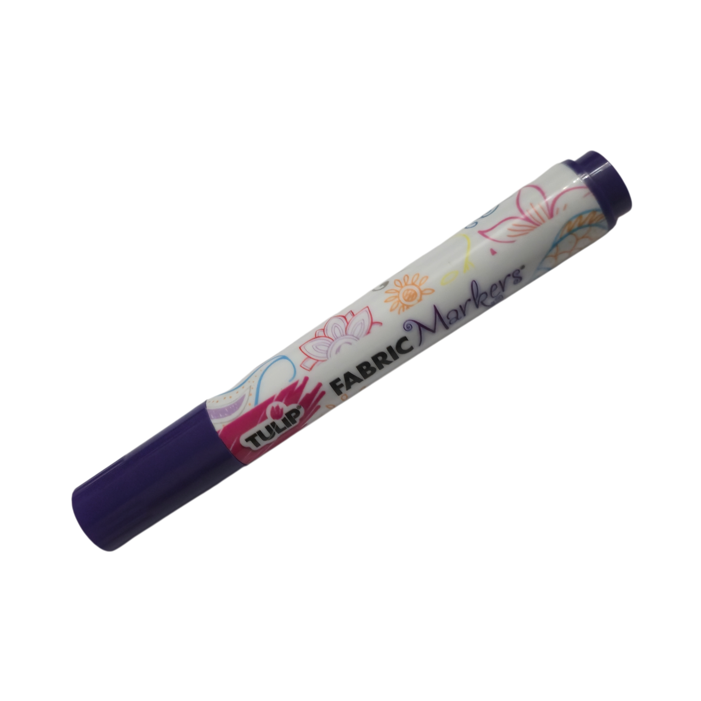 TULIP Purple Brush-Tip Fabric Permanent Marker