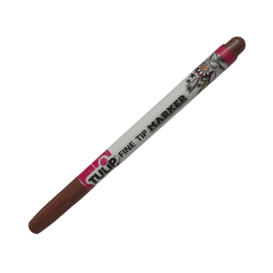 TULIP Brown Fine-Tip Fabric Permanent Marker