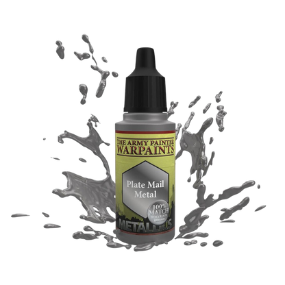 The Army Painter Metallics: Plate Mail Metal 18ml