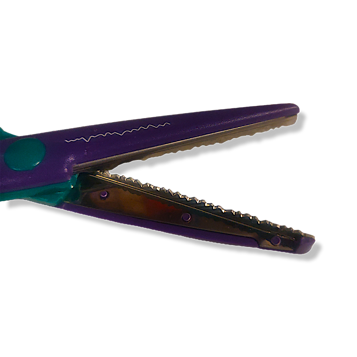 Westcott Jagged Edge Pattern Craft Scissors 19cm/7.5" Green Purple