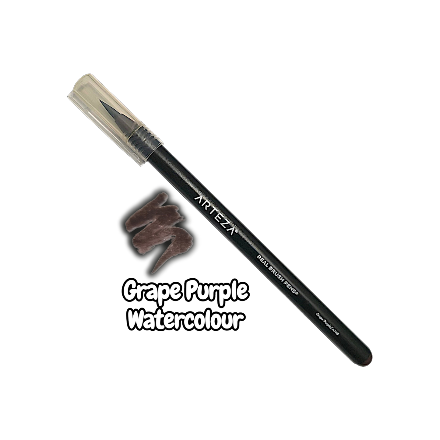 Arteza Grape Purple Watercolour Real Brush Pen