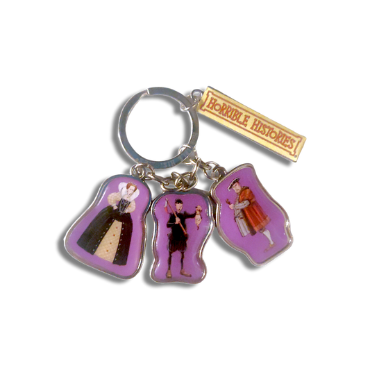 Horrible Histories Charm Keyring Terrible Tudors