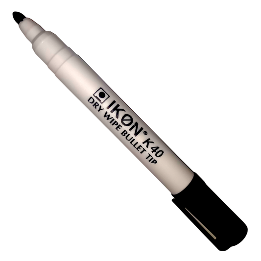 Ikon dry wipe bullet tip black