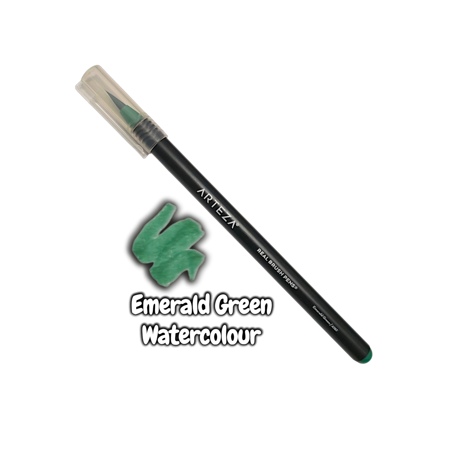 Arteza Emerald Green Watercolour Real Brush Pen