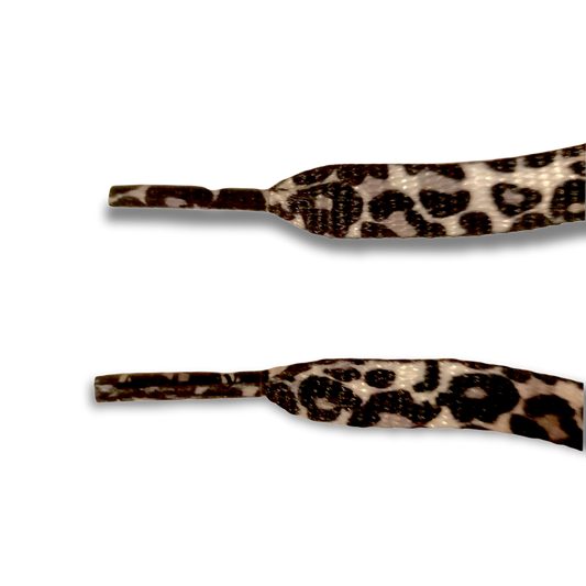 Fashionable Leopard Print Shoe Laces Mr.Lacy