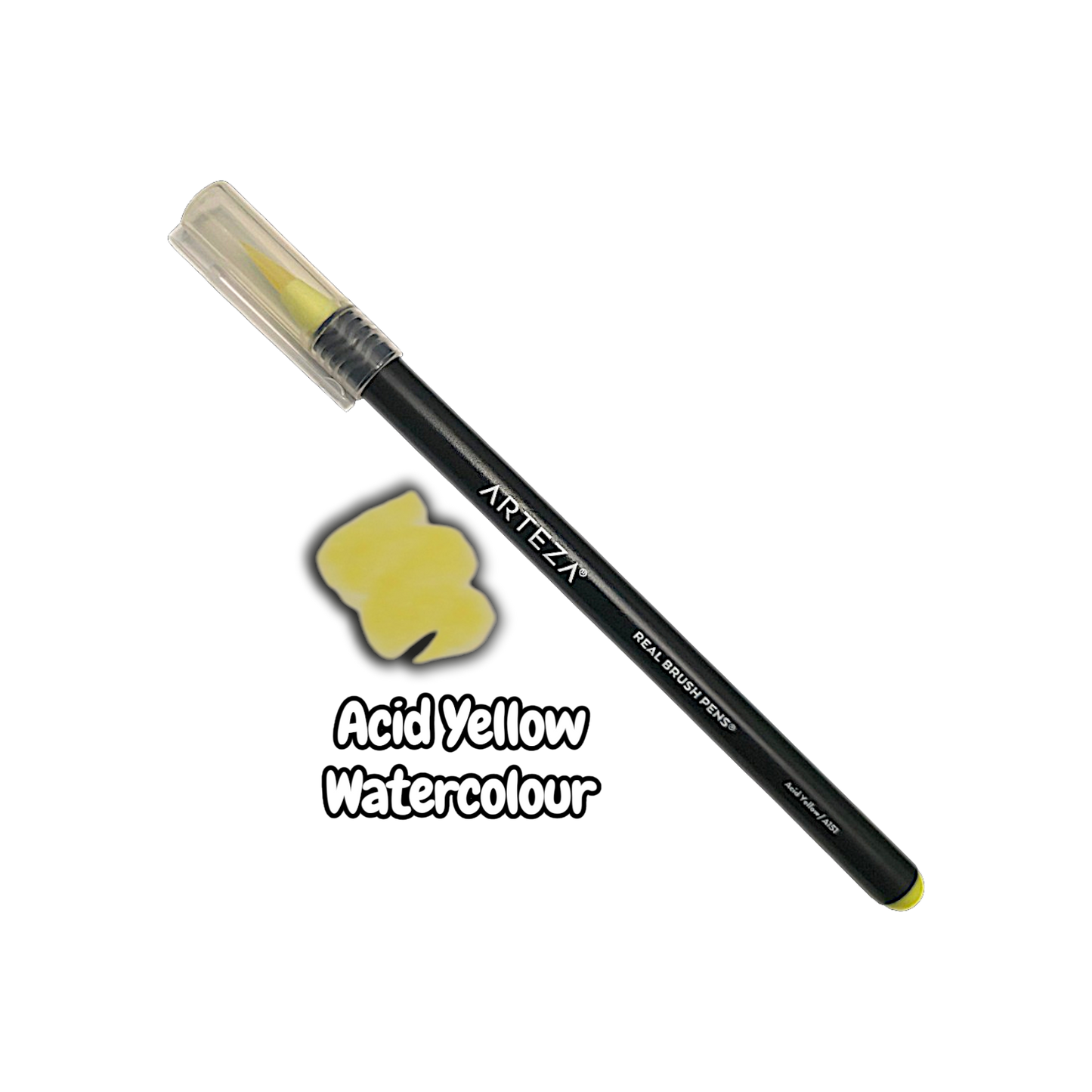 Arteza Acid Yellow Watercolour Real Brush Pen