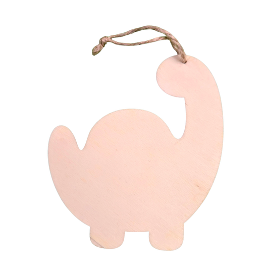 Wooden Craft Dinosaur Colour/Paint in Plaque