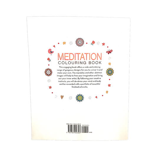 Colouring Book Meditation - "Wonderful images to melt your worries away"