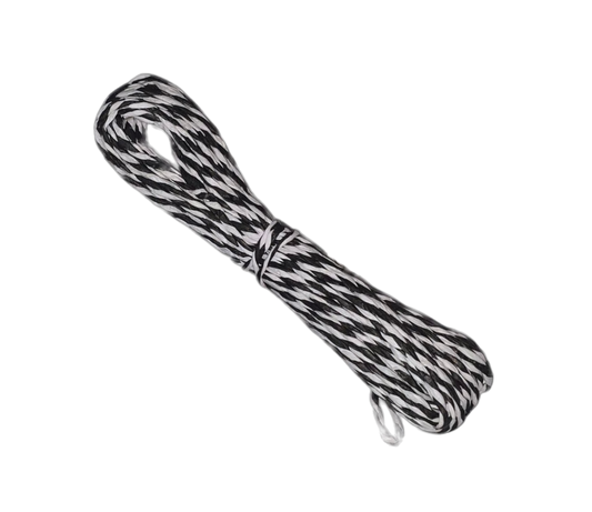 10m Paper Twine Black/White Environmental Twine.