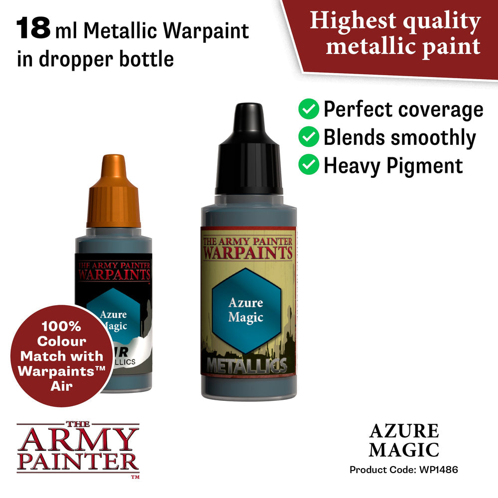 The Army Painter Metallics: Azure Magic 18ml