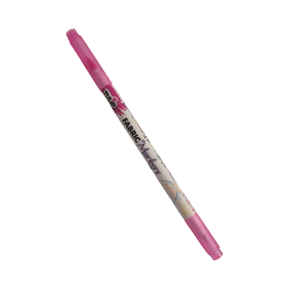 TULIP Highlighter Pink Dual Super Fine Tip / Brush Fabric Permanent Marker
