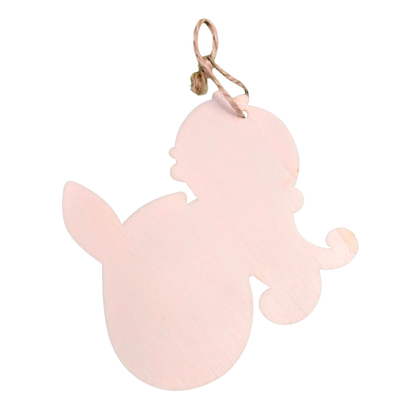 Wooden Craft Mermaid Colour/Paint in Plaque
