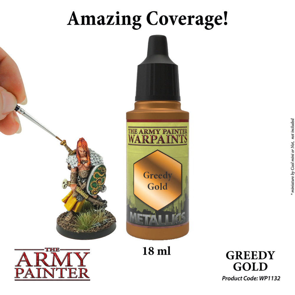 The Army Painter Metallics: Greedy Gold 18ml