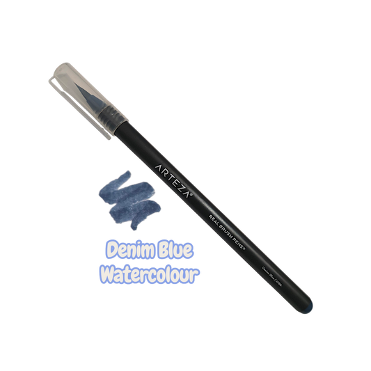 Arteza Denim Blue Watercolour Real Brush Pen