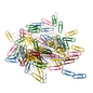 100x Coloured 28mm Paper Clips