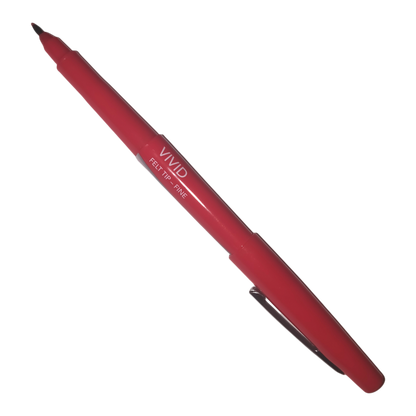 Red VIVID Felt Tip Fine Foray
