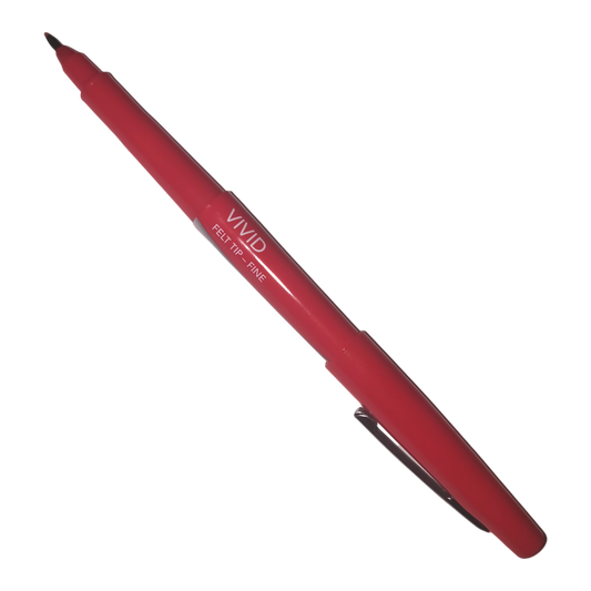 Red VIVID Felt Tip Fine Foray