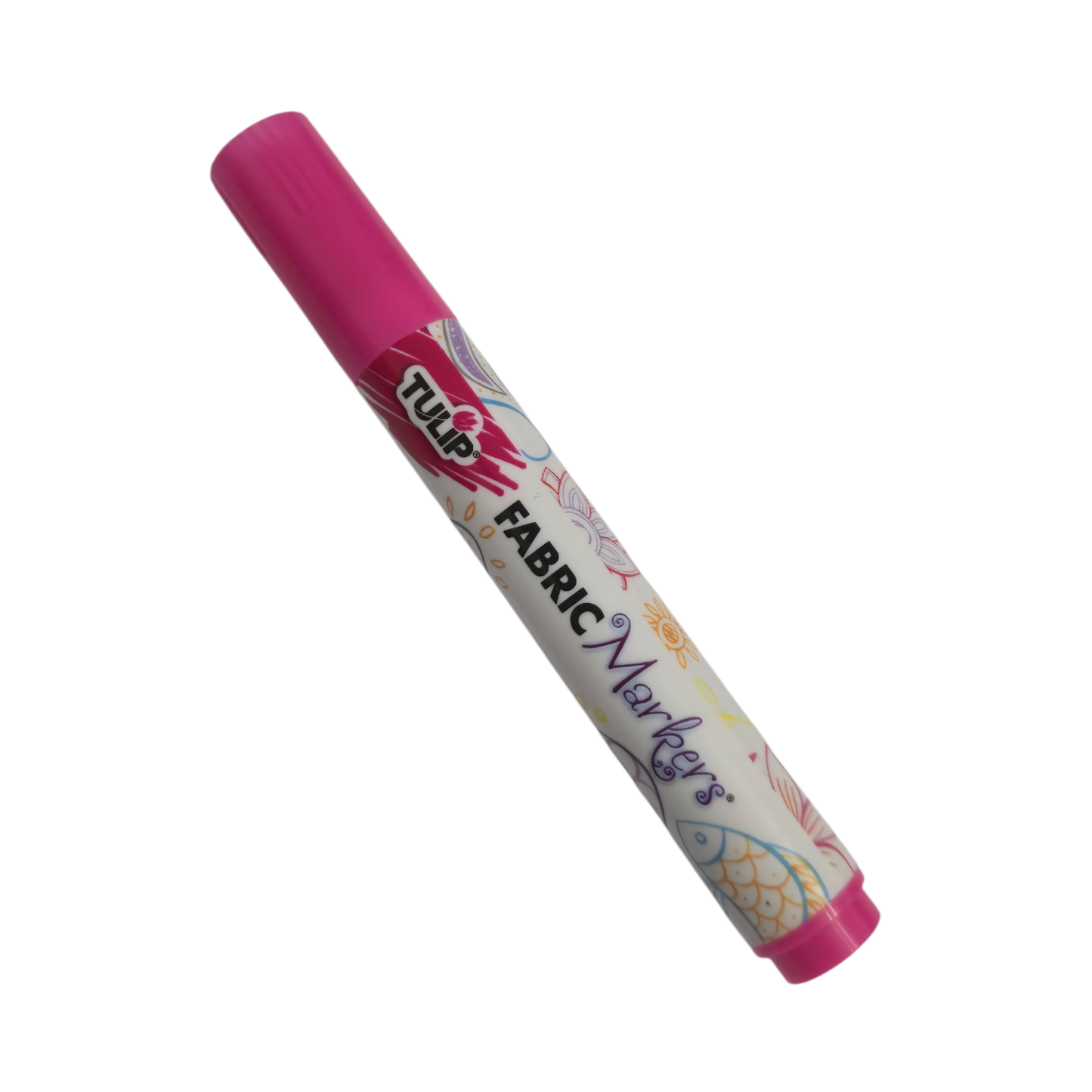 TULIP Pink Brush-Tip Fabric Permanent Marker