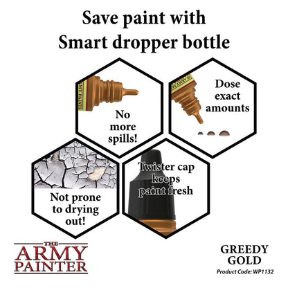 The Army Painter Metallics: Greedy Gold 18ml