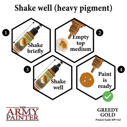The Army Painter Metallics: Greedy Gold 18ml
