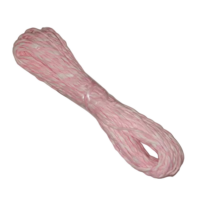 10m Paper Twine Pink/White Environmental Twine.