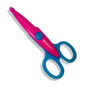 Westcott Small Ripples Pattern Craft Scissors 19cm/7.5" Turquoise Magenta
