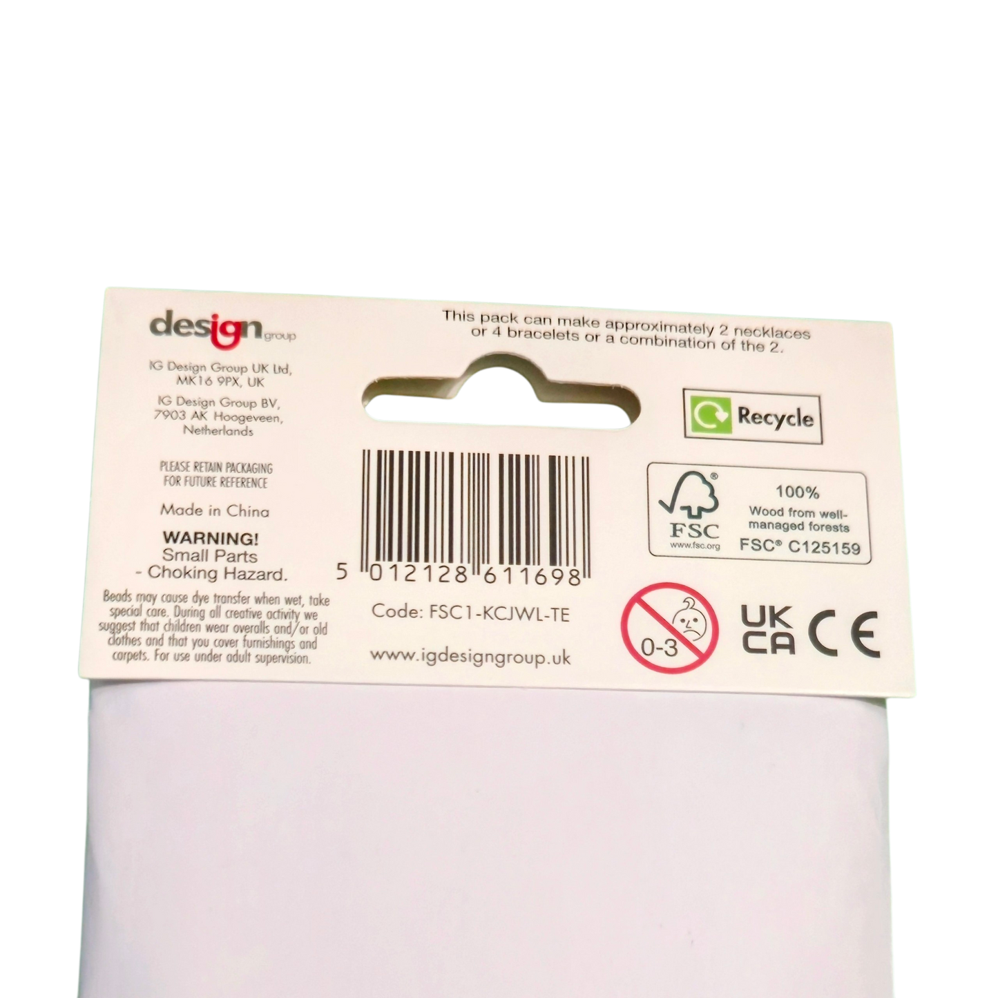 Craft Wooden Jewellery Set