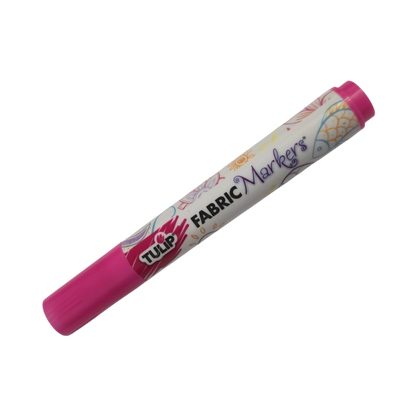 TULIP Pink Brush-Tip Fabric Permanent Marker