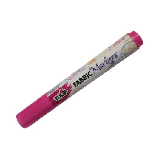 TULIP Pink Brush-Tip Fabric Permanent Marker