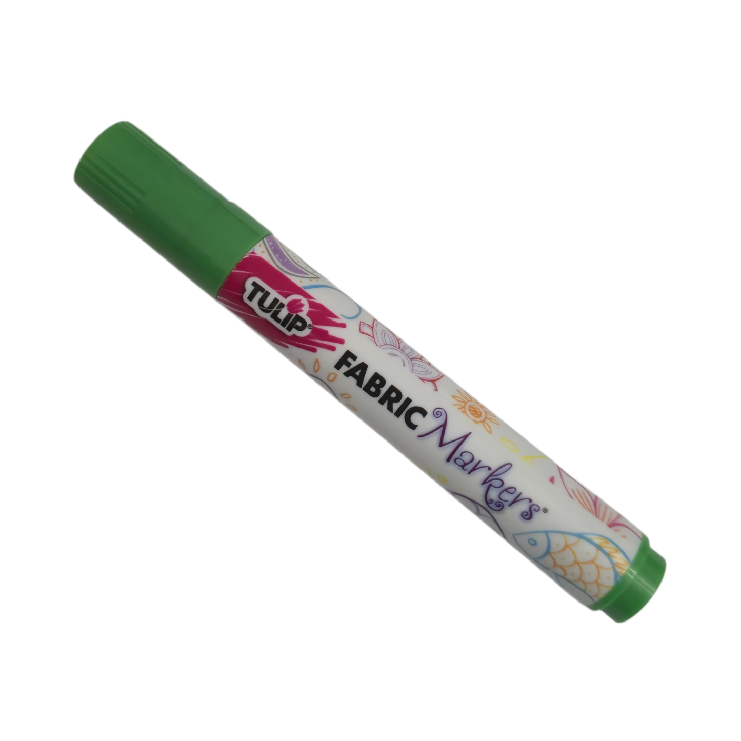 TULIP Light Green Brush-Tip Fabric Permanent Marker