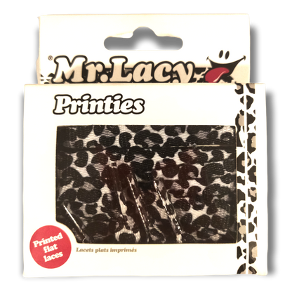 Fashionable Leopard Print Shoe Laces Mr.Lacy