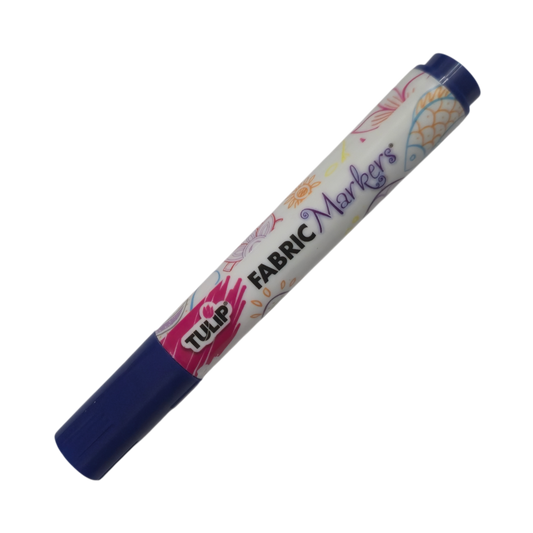 TULIP Blue Brush-Tip Fabric Permanent Marker