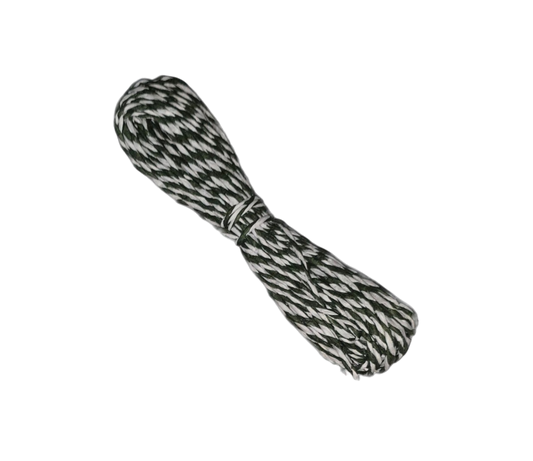 10m Paper Twine Dark Green/White Environmental Twine.