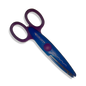 Westcott Zig-Zag Pattern Craft Scissors 14cm/5.5" Purple Blue