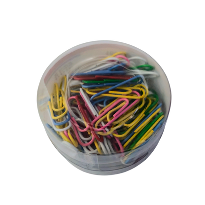 100x Coloured 28mm Paper Clips