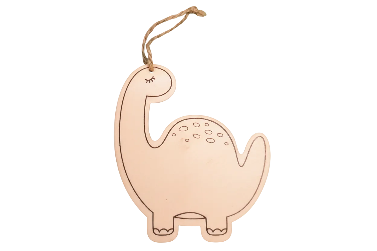 Wooden Craft Dinosaur Colour/Paint in Plaque