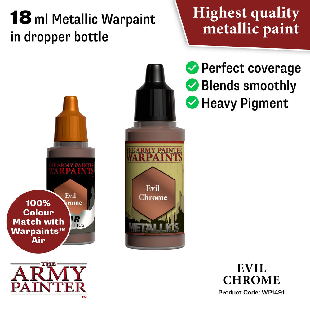 The Army Painter Metallics: Evil Chrome 18ml
