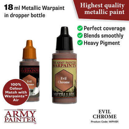 The Army Painter Metallics: Evil Chrome 18ml