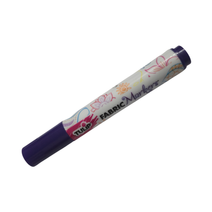 TULIP Purple Brush-Tip Fabric Permanent Marker